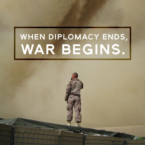 Product picture Viral Social Quote Posters & Icons - Diplomacy 