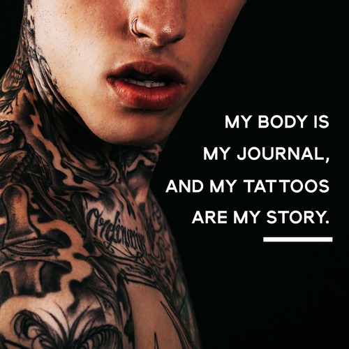 Product picture Viral Social Quote Posters & Icons - Tattoos 